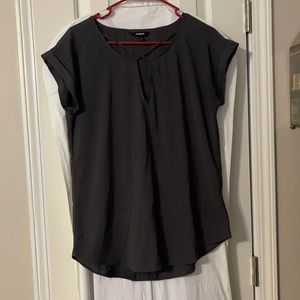 Express Small Gray Gramercy Blouse